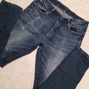 Lucky Brand Men's Blue Faded Authentic Slim Jeans